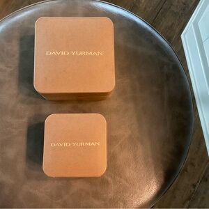 David Yurman Brown Jewelry Box Duo